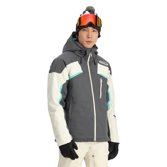 NWT Spyder Men’s Leader Ski Jacket – Medium – Waterproof Winter Coat - Picture 1 of 5